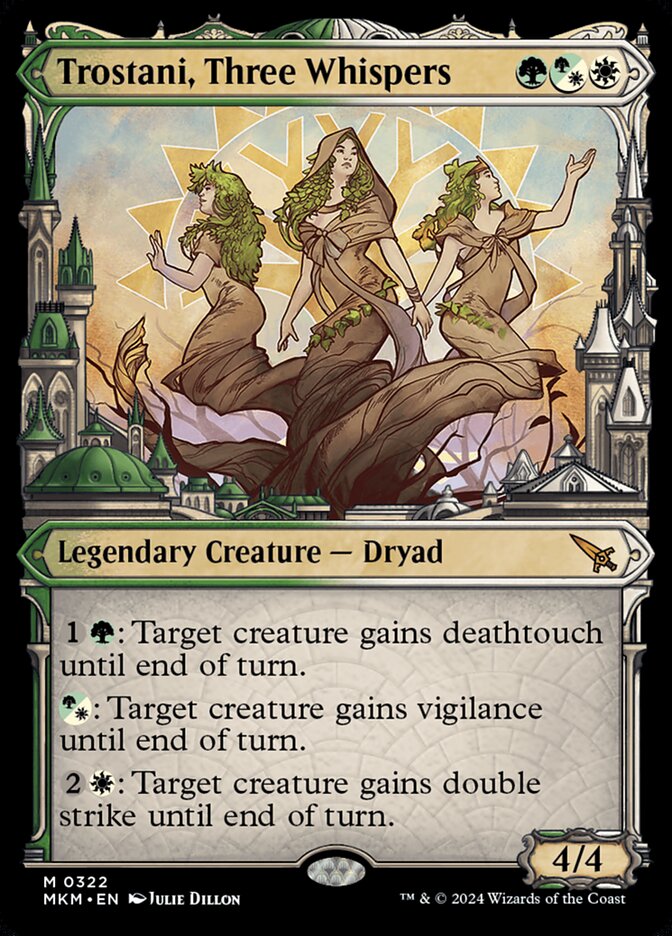 Trostani, Three Whispers card front
