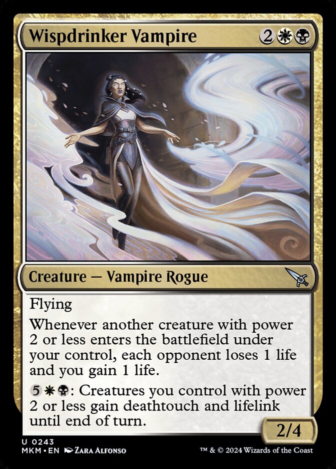 Wispdrinker Vampire card front