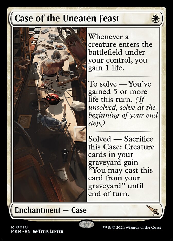 Case of the Uneaten Feast card front