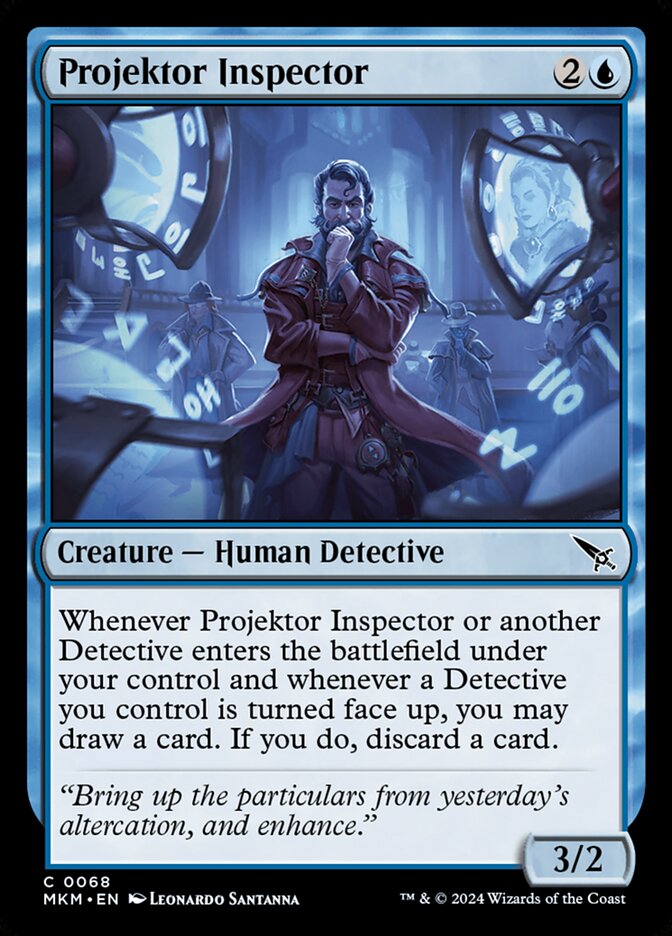 Projektor Inspector card front