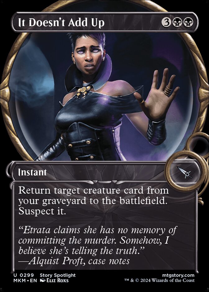 It Doesn't Add Up card front