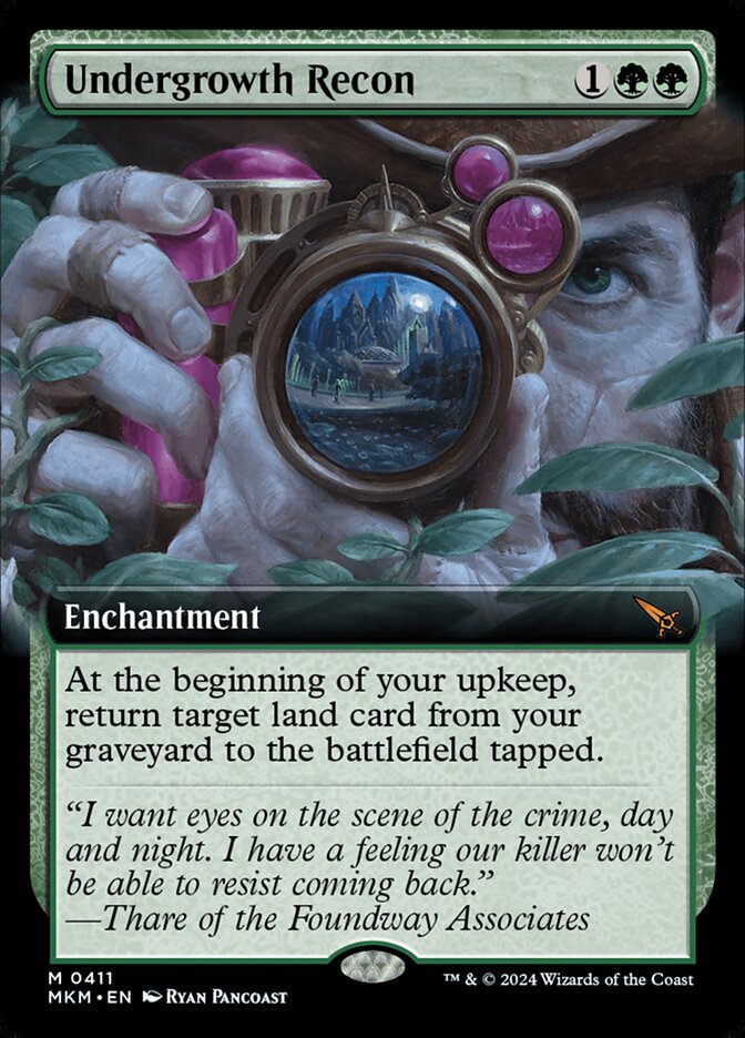Undergrowth Recon card front
