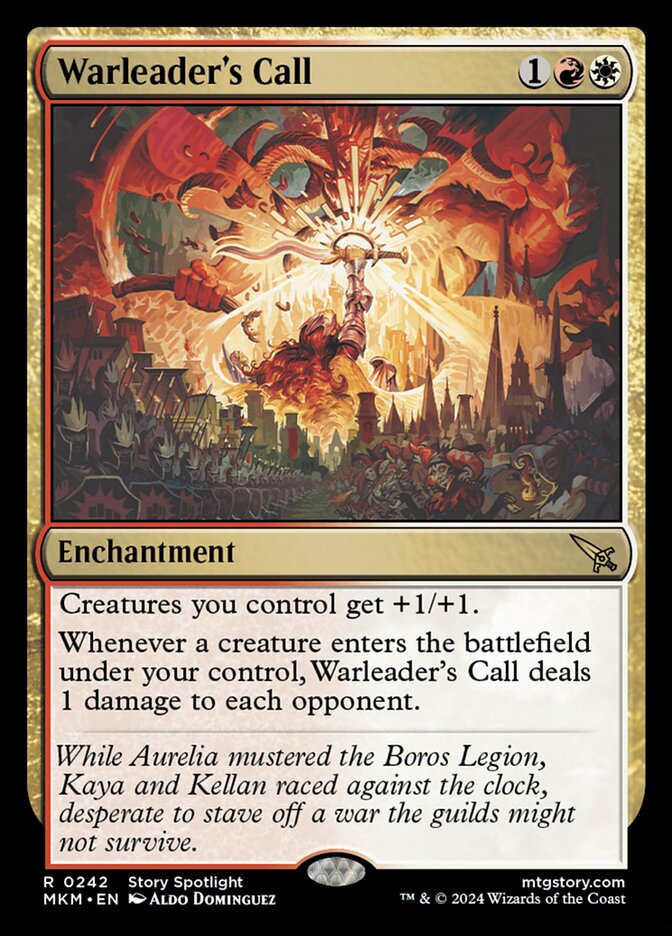 Warleader's Call card front