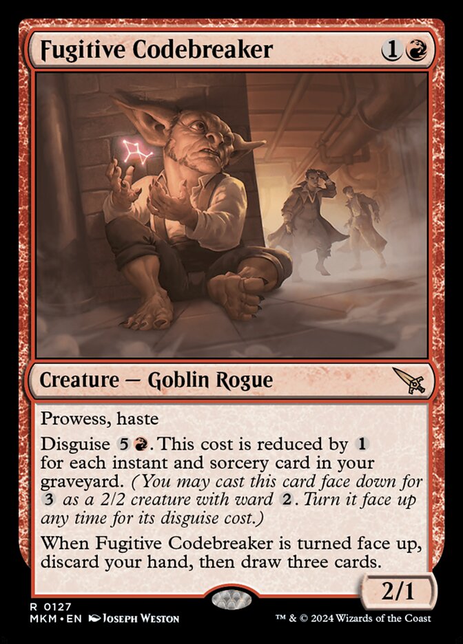 Fugitive Codebreaker card front