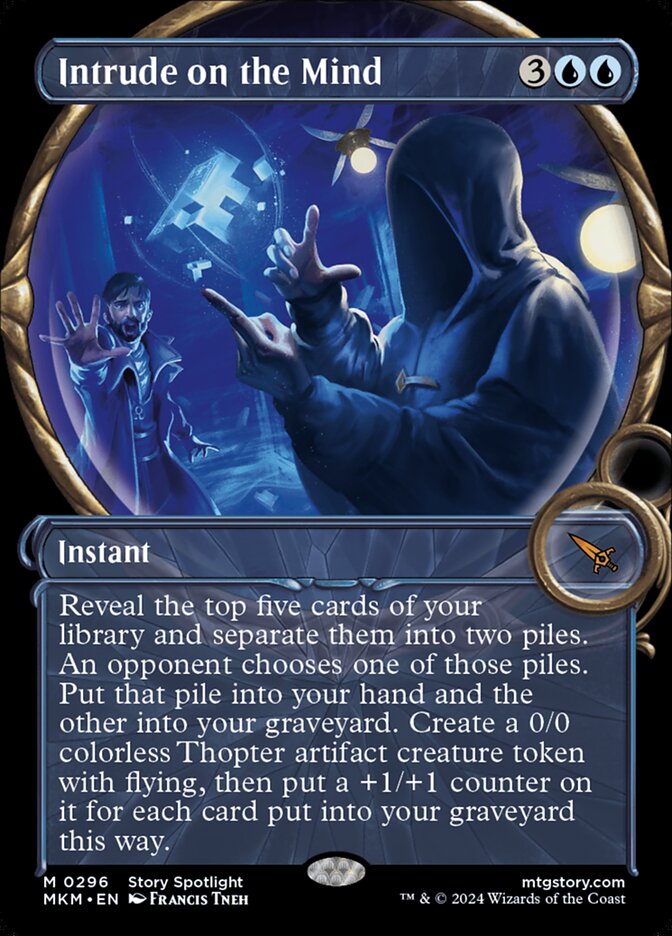 Intrude on the Mind card front