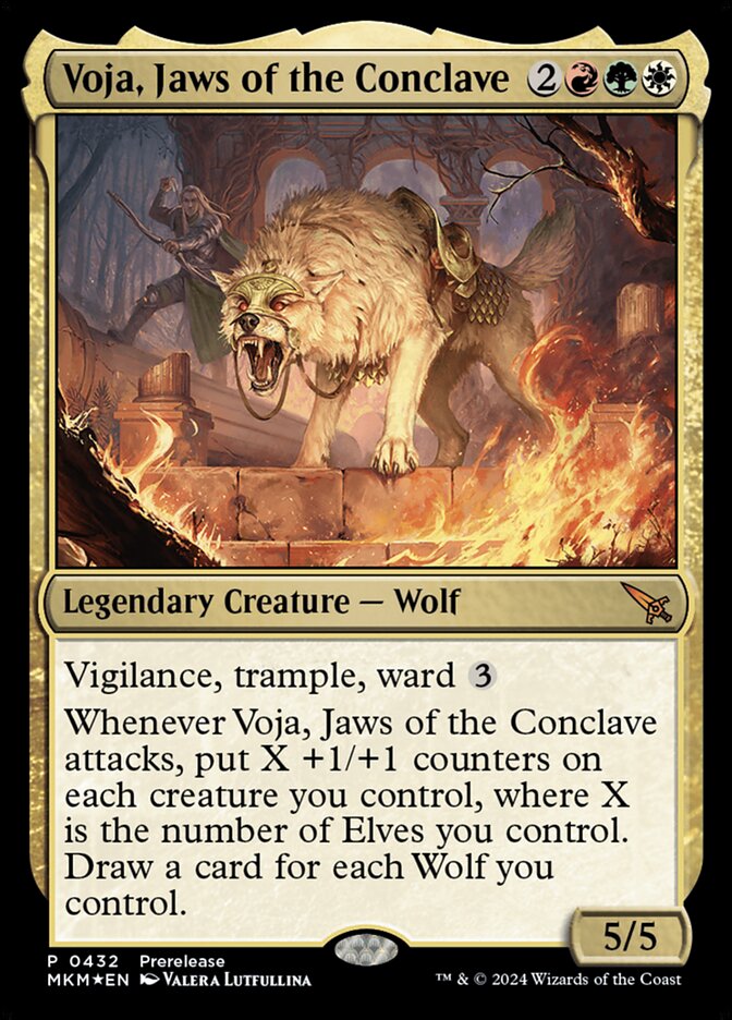 Voja, Jaws of the Conclave card front