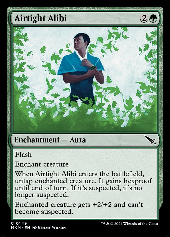 Airtight Alibi card front