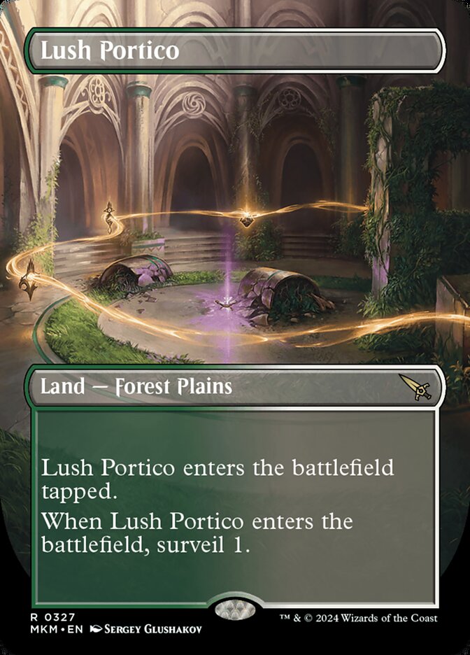 Lush Portico card front