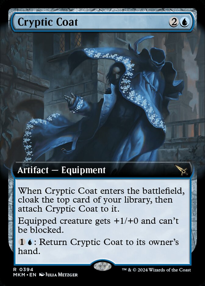 Cryptic Coat card front