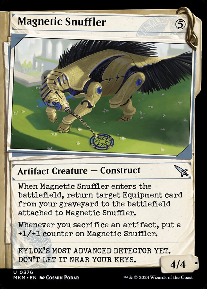 Magnetic Snuffler card front