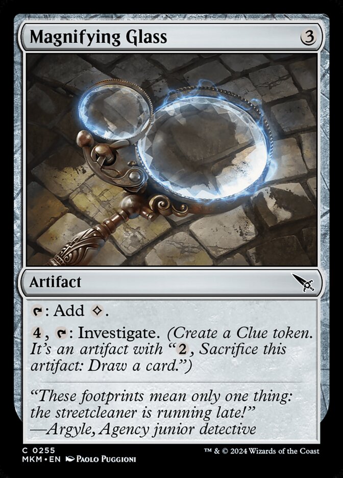Magnifying Glass card front