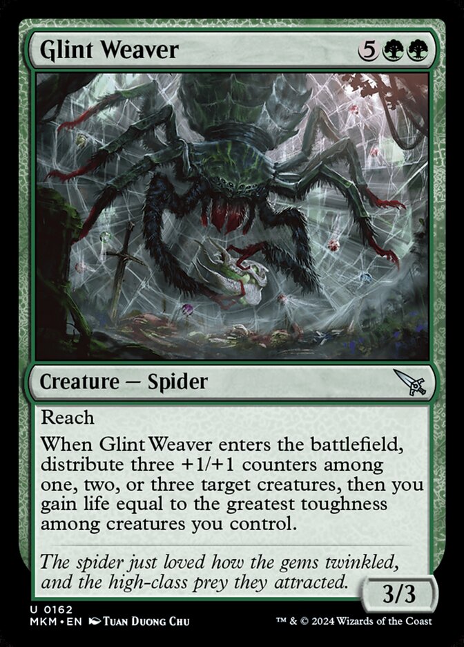 Glint Weaver card front