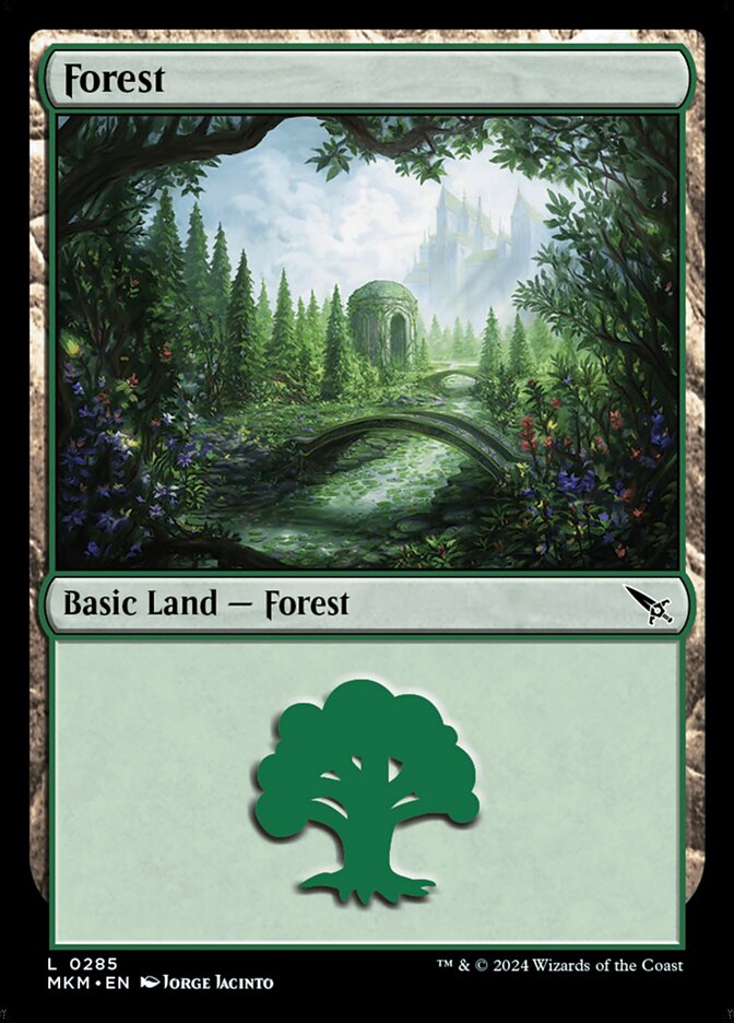 Forest card front
