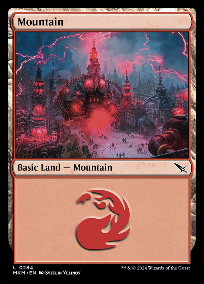 Mountain card front