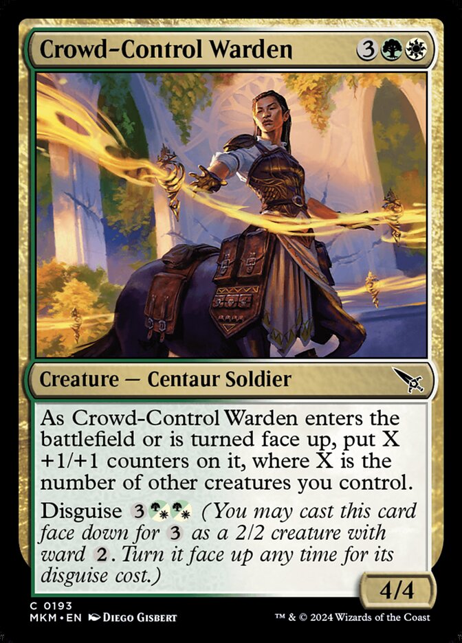Crowd-Control Warden card front