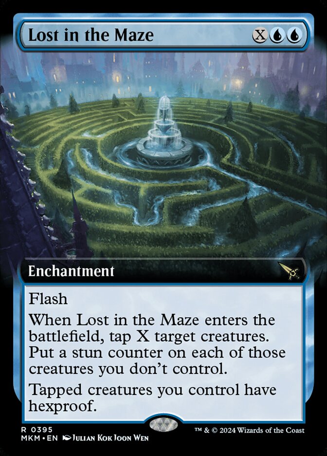 Lost in the Maze card front