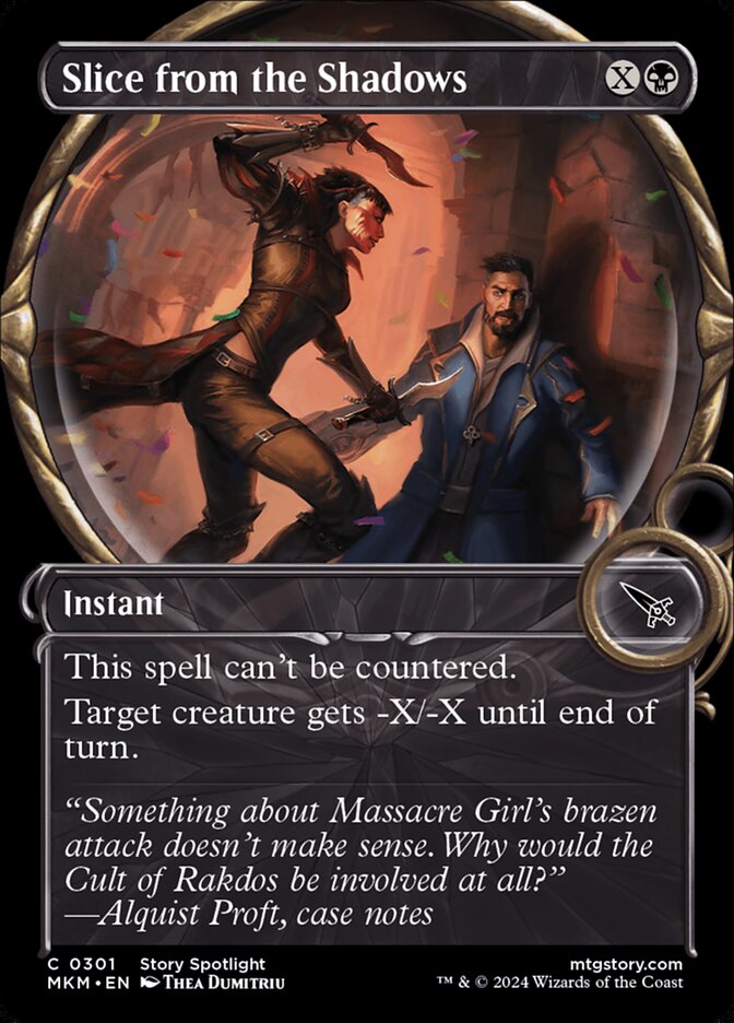 Slice from the Shadows card front