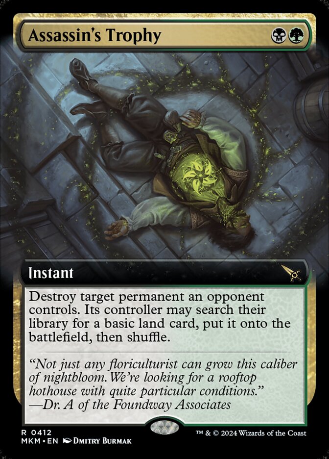 Assassin's Trophy card front