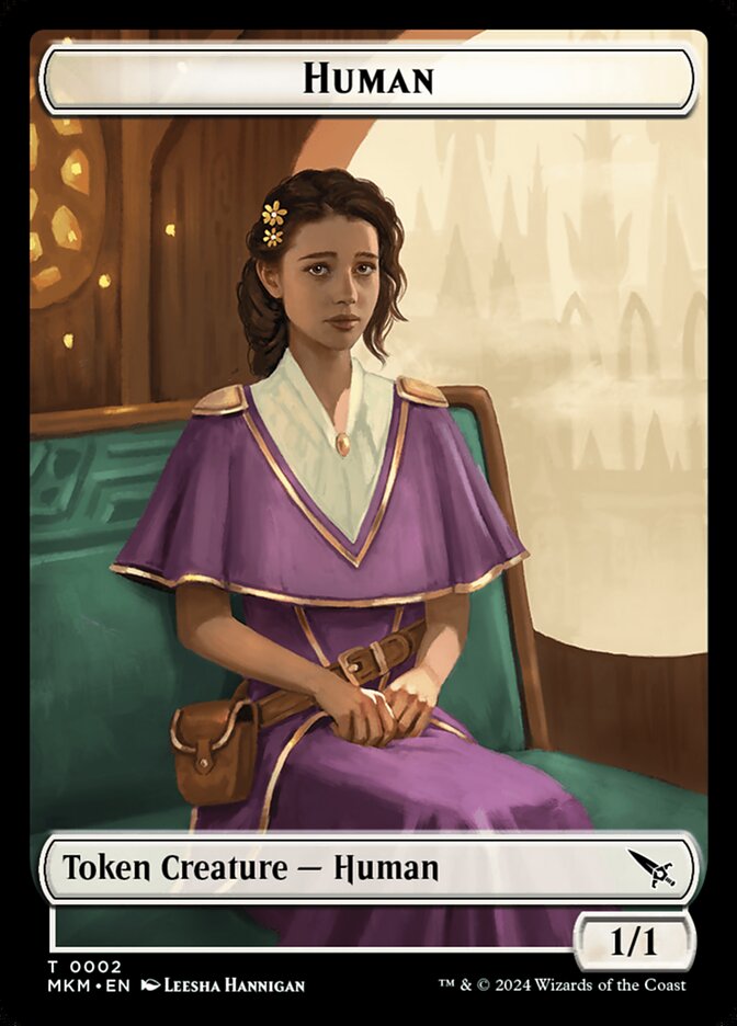 Human card front