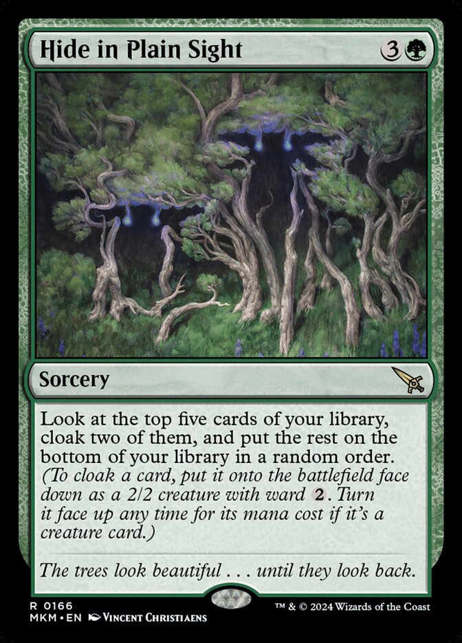 Hide in Plain Sight card front