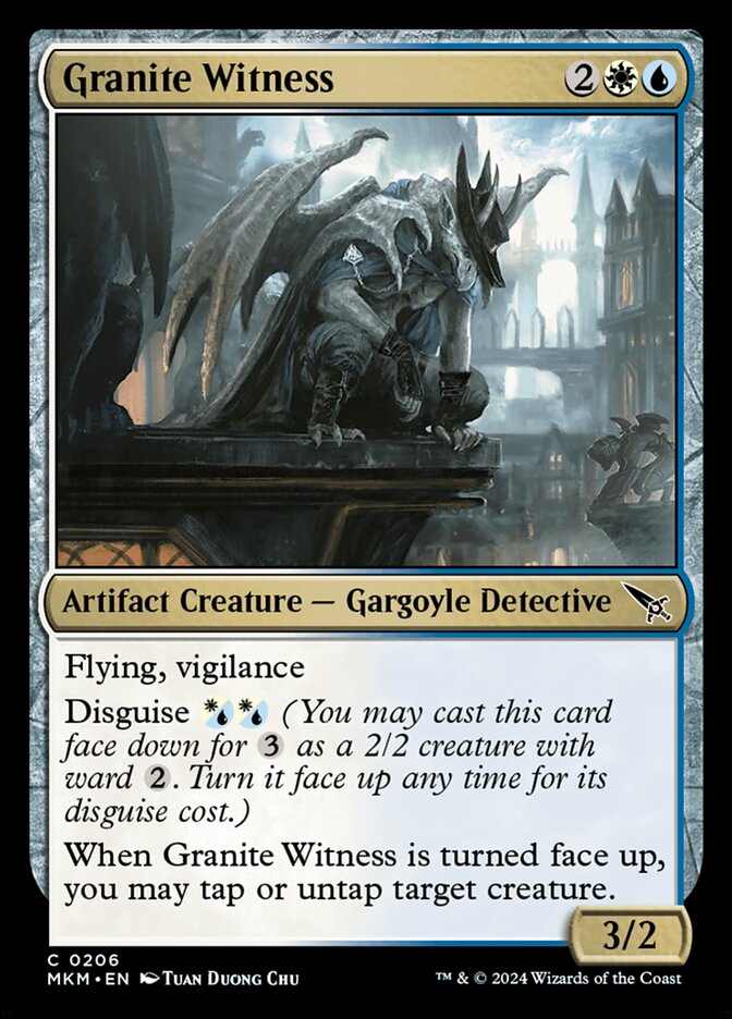 Granite Witness card front