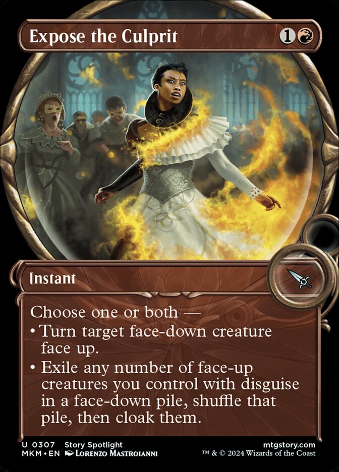 Expose the Culprit card front