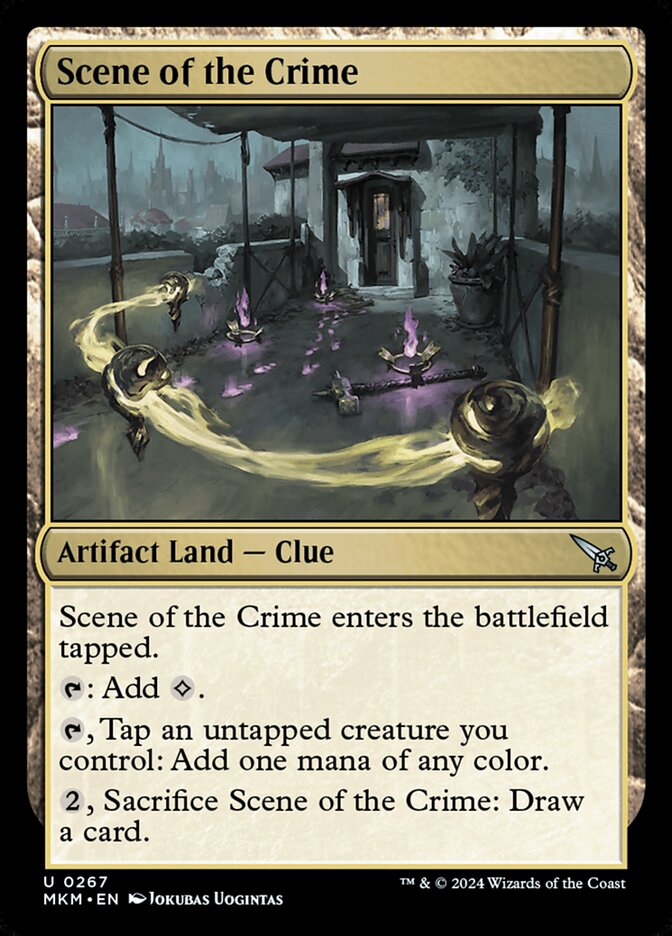 Scene of the Crime card front