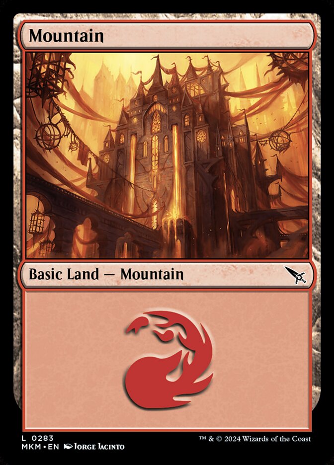 Mountain card front