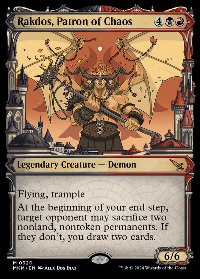 Rakdos, Patron of Chaos card front