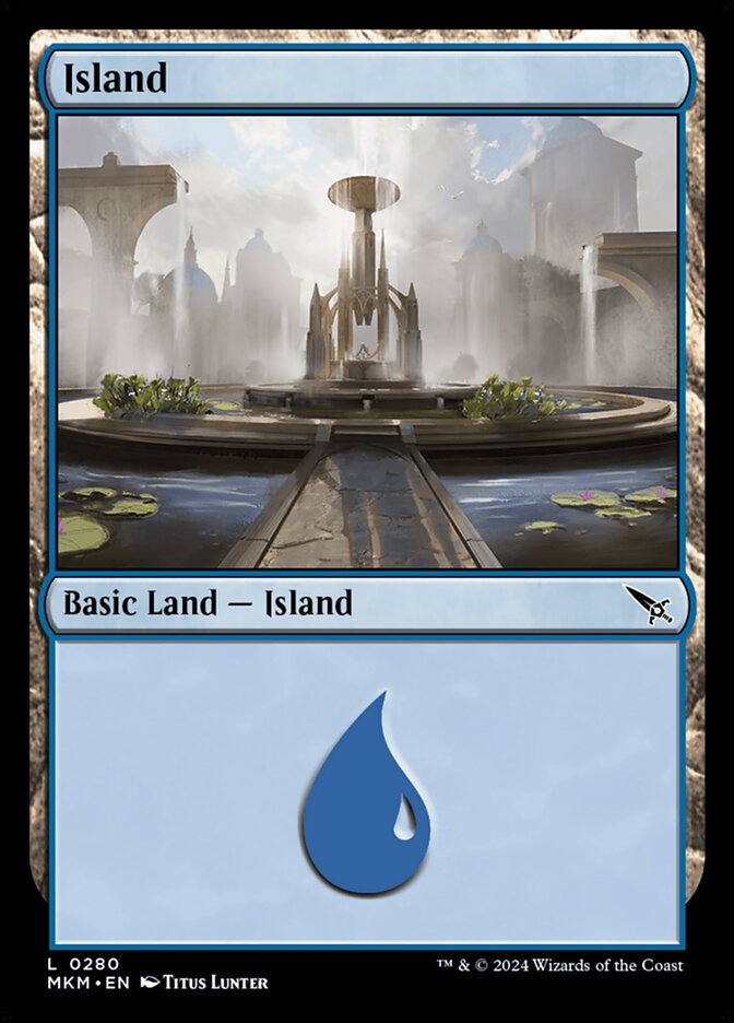 Island card front