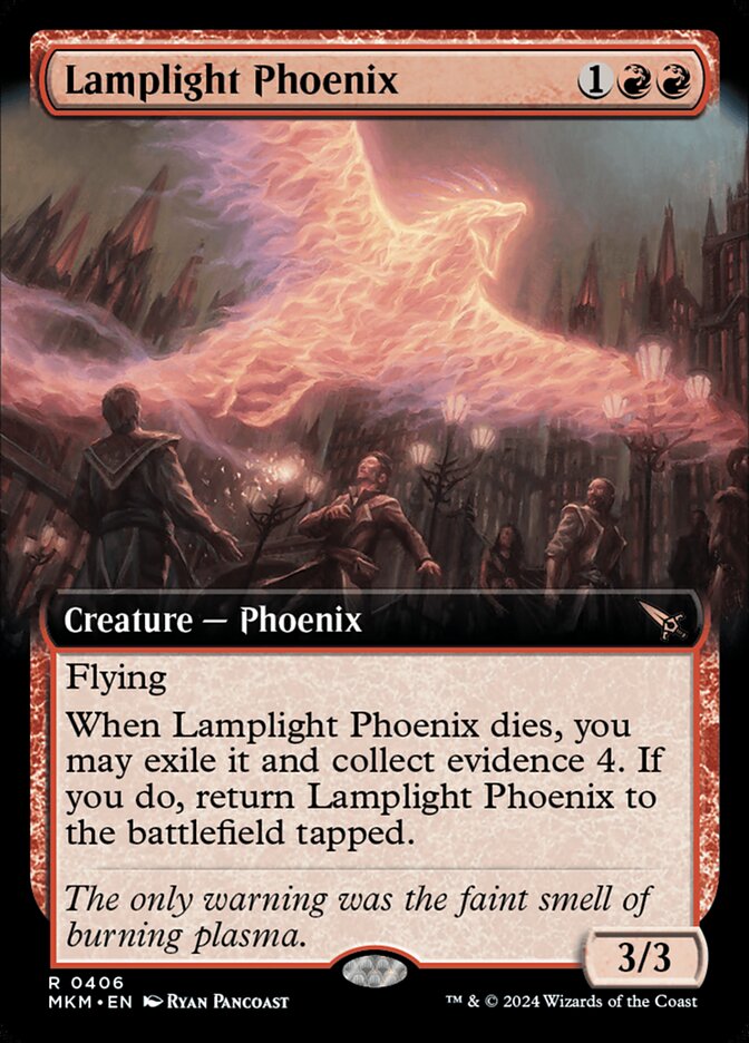 Lamplight Phoenix card front