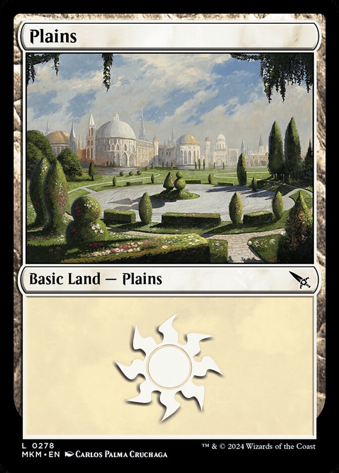 Plains card front