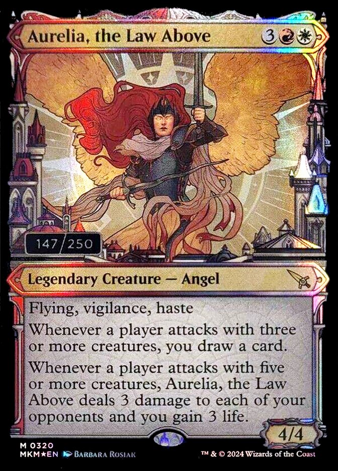 Aurelia, the Law Above card front