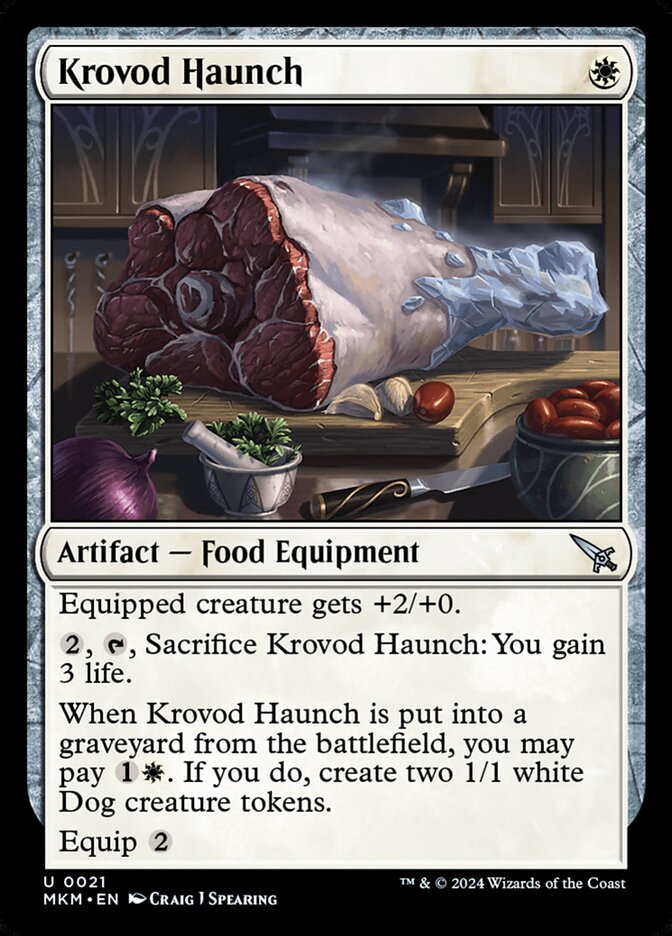 Krovod Haunch card front