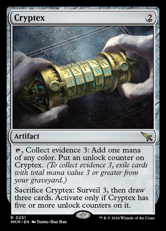 Cryptex card front