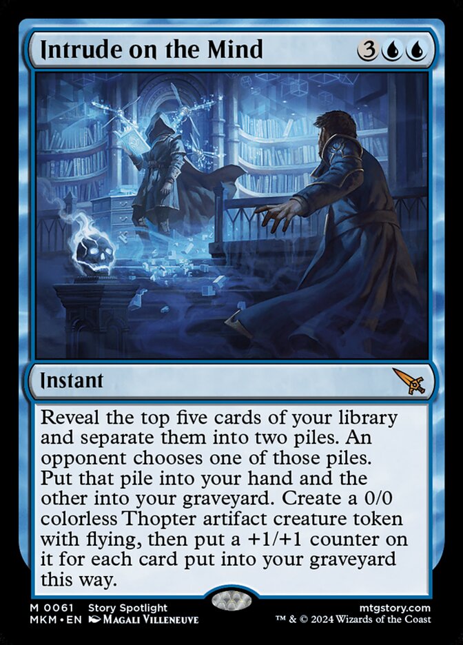 Intrude on the Mind card front