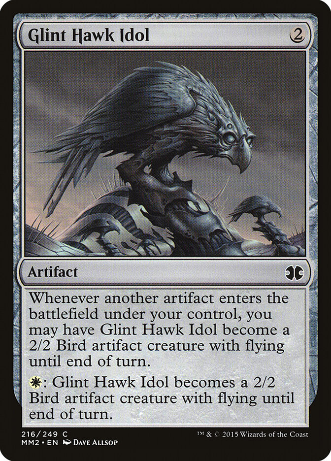Glint Hawk Idol card front