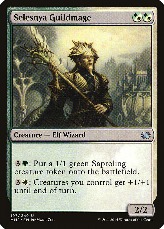 Selesnya Guildmage card front