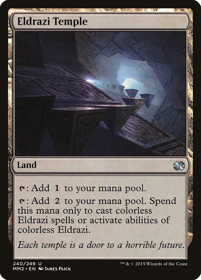 Eldrazi Temple card front