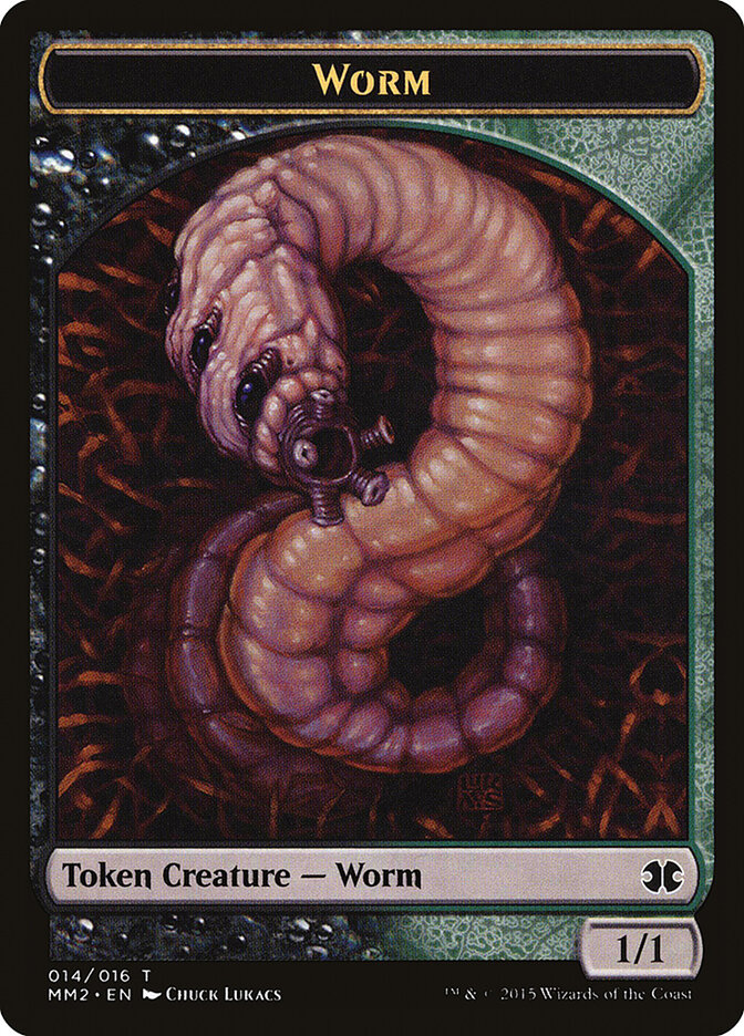 Worm card front