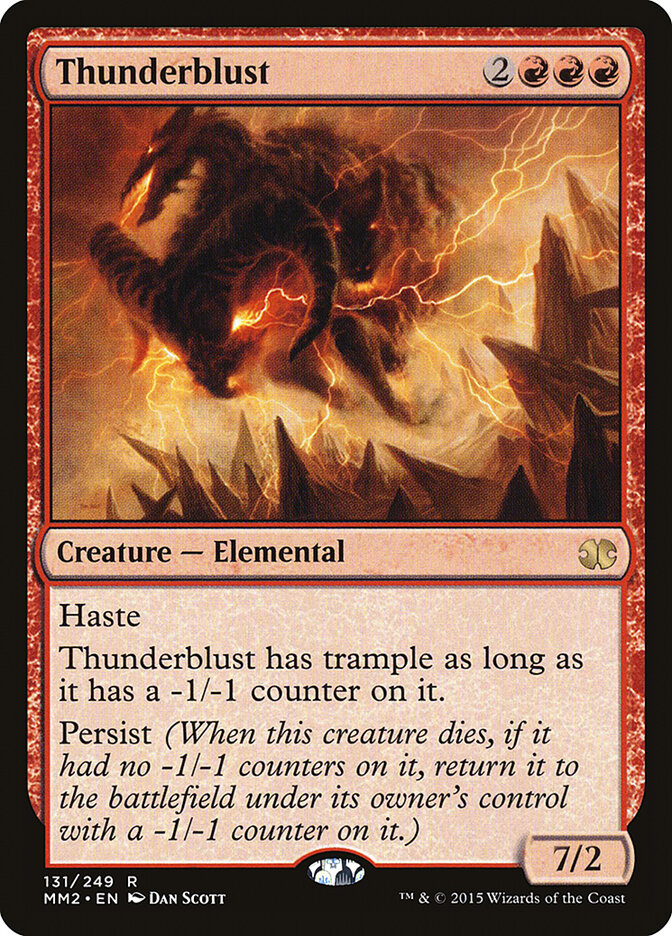 Thunderblust card front