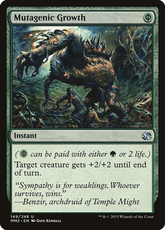 Mutagenic Growth card front
