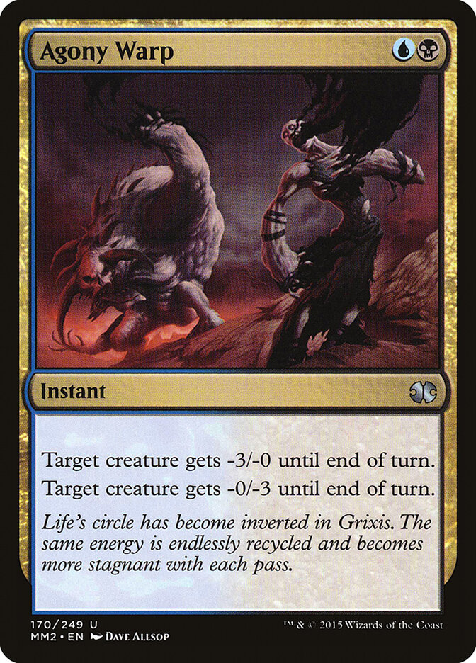 Agony Warp card front