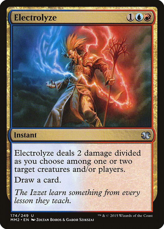 Electrolyze card front