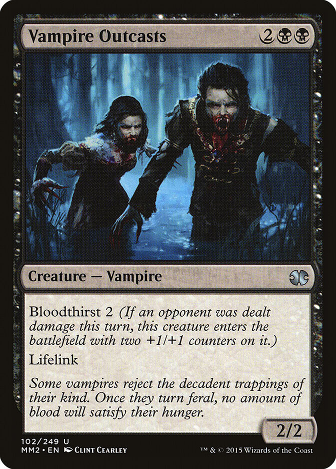 Vampire Outcasts card front