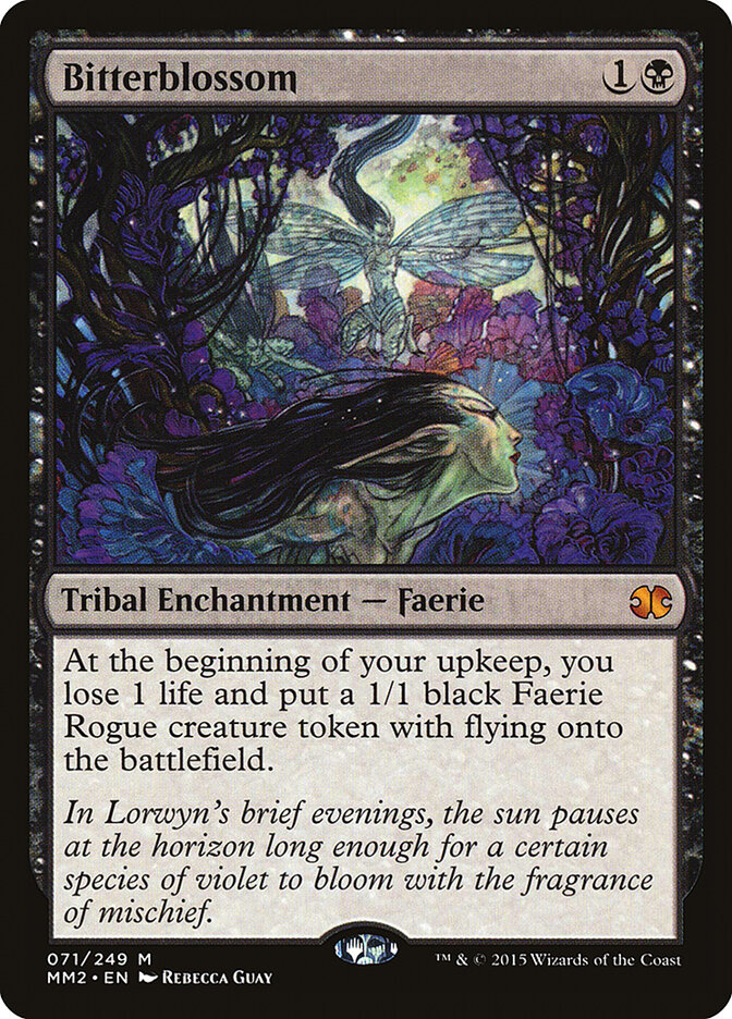 Bitterblossom card front