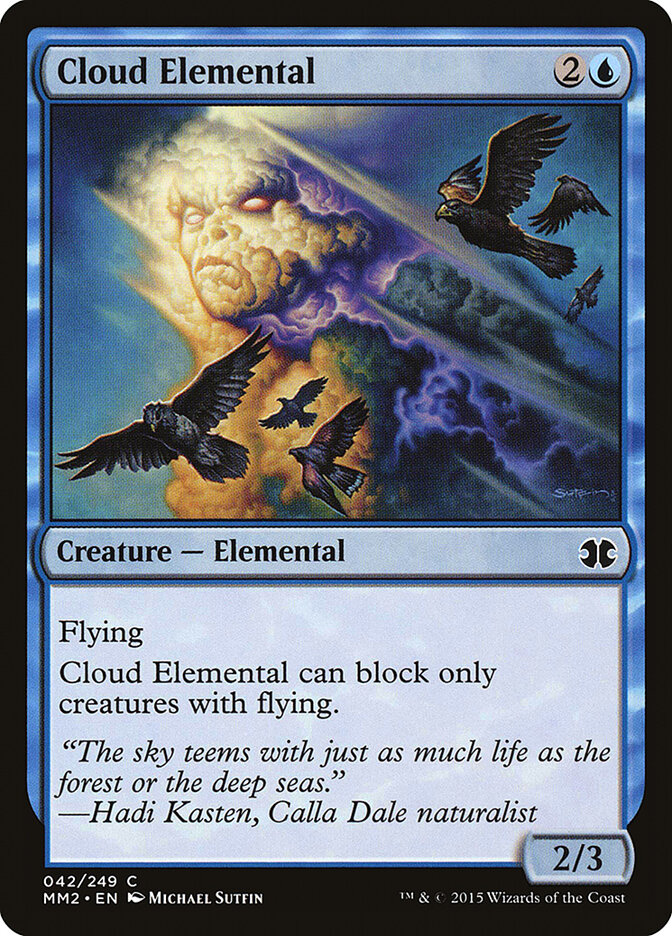 Cloud Elemental card front
