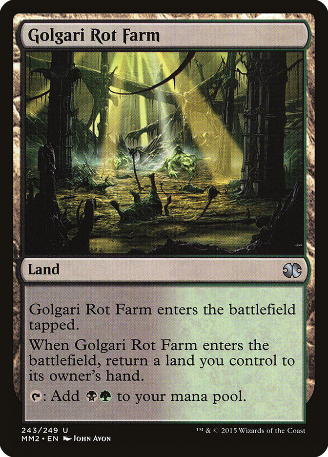 Golgari Rot Farm card front