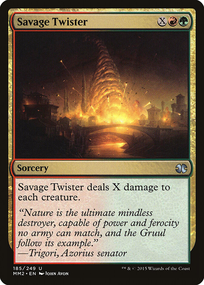 Savage Twister card front