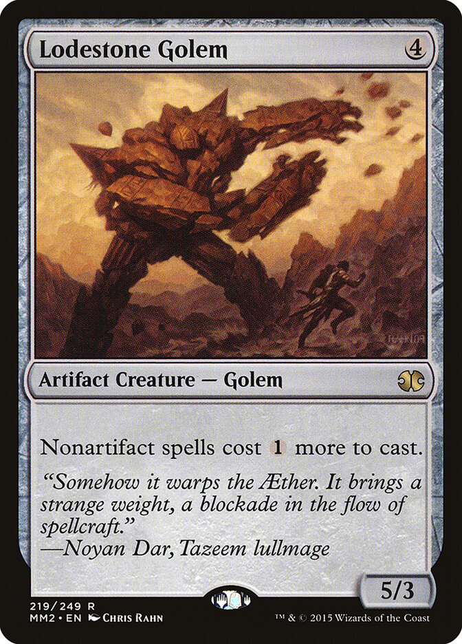 Lodestone Golem card front